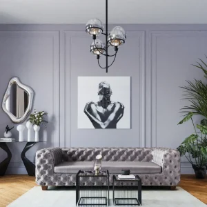 Sohvat>KARE Design Desire Sohva 3-istuttava, Hopeanharmaa