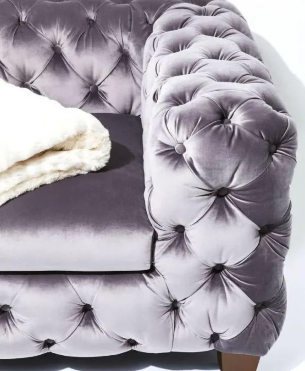 Sohvat>KARE Design Desire Sohva 3-istuttava, Hopeanharmaa