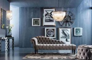 Lepotuolit>KARE Design Desire Velvet Divaani, Hopea