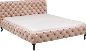 Sängyt>KARE Design Desire Velvet Ecru Sänky, Samettia 160x200cm