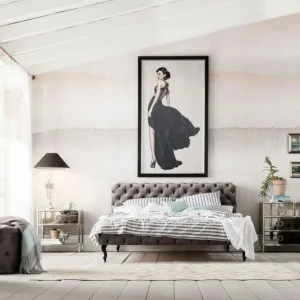 Sängyt>KARE Design Desire Velvet Sänky, Hopeanharmaa 180x200 Cm