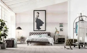 Sängyt>KARE Design Desire Velvet Sänky, Hopeanharmaa 200x200cm