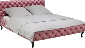 Sängyt>KARE Design Desire Velvet Sänky, Mauve 180x200cm