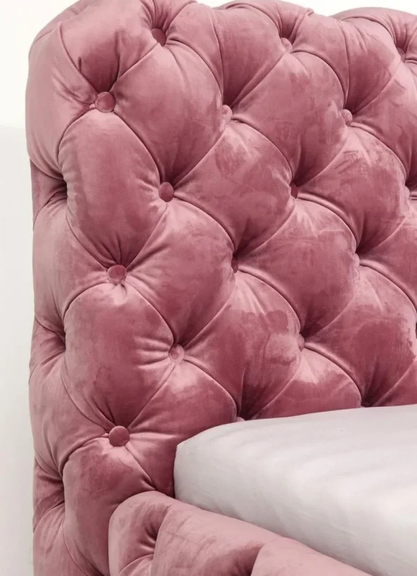 Sängyt>KARE Design Desire Velvet Sänky, Mauve 160x200cm