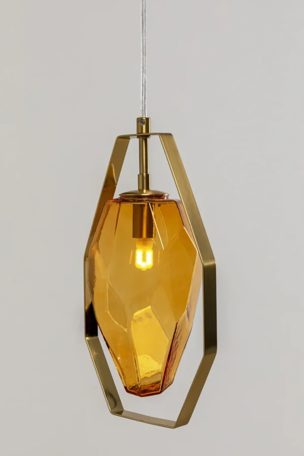 Riippuvalaisimet>KARE Design Diamond Fever Dining Riippuvalaisin Messinki 17cm