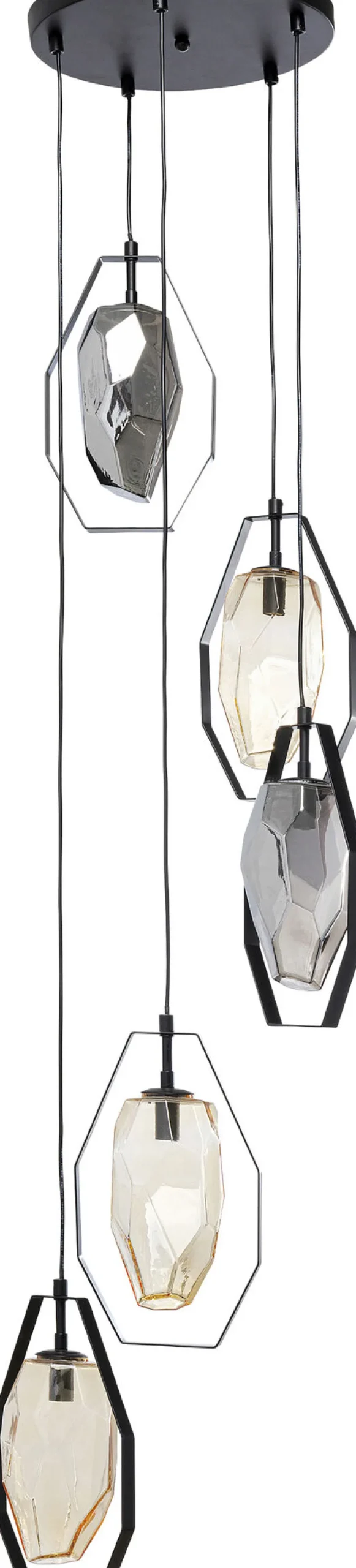 Riippuvalaisimet>KARE Design Diamond Fever Spiral Riippuvalaisin Musta Ø42cm