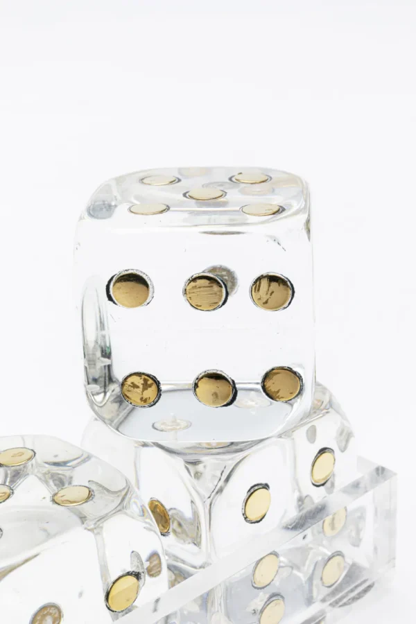 Koriste-Esineet>KARE Design Dice Transparent Koriste-esine 17x4cm