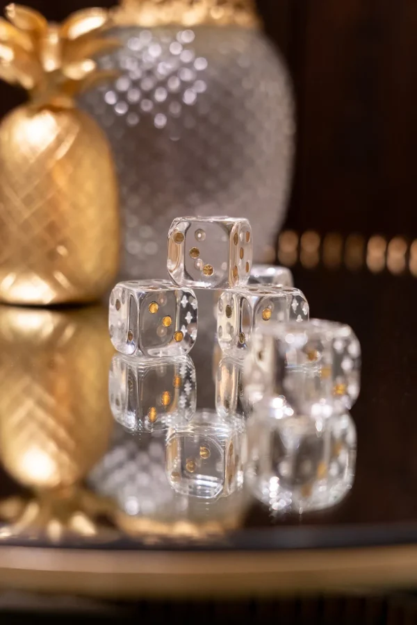 Koriste-Esineet>KARE Design Dice Transparent Koriste-esine 17x4cm