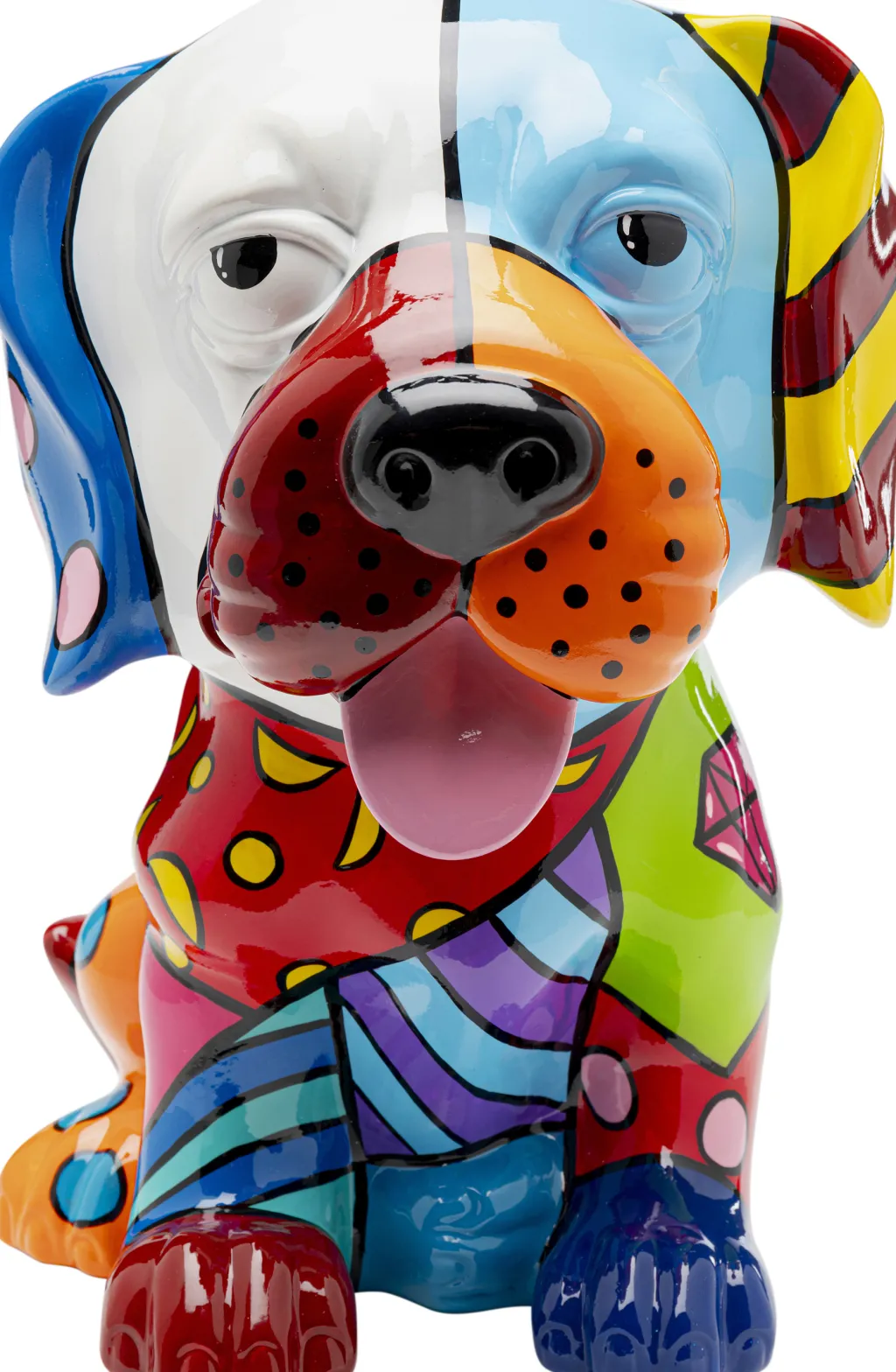 dog_patchwork_koira_koristeesine_vriks_cm_0.webp Koriste-Esineet>KARE Design Dog Patchwork Koira Koriste-esine Värikäs 35cm