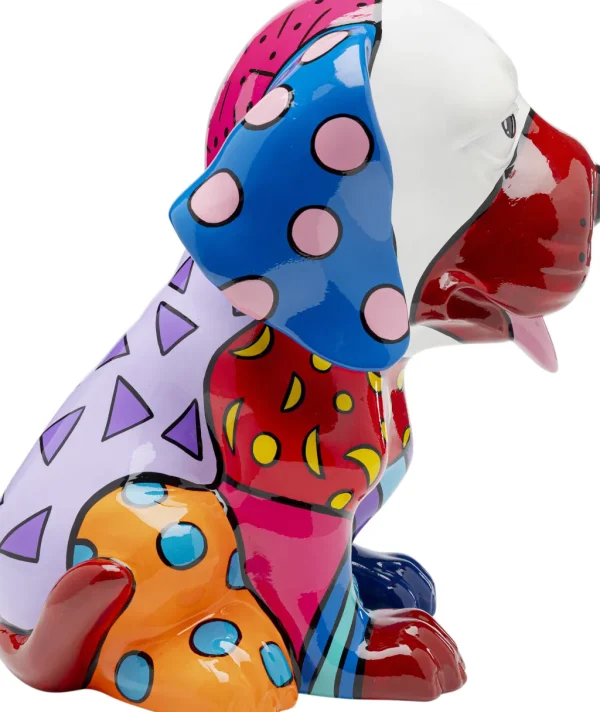 Koriste-Esineet>KARE Design Dog Patchwork Koira Koriste-esine Värikäs 35cm