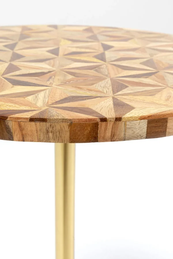 Sohvapöydät | Olohuone>KARE Design Domero Geo Sivupöytä, Ruskea Ø40cm
