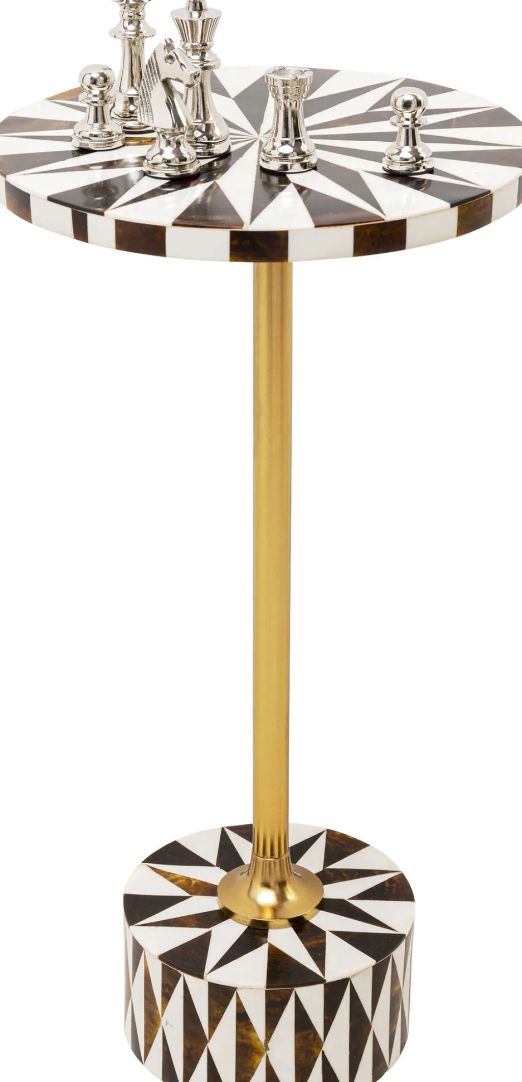 domero_star_sivupyt__ruskea_valkoinen_cm_0.webp Sohvapöydät>KARE Design Domero Star Sivupöytä - Ruskea, Valkoinen Ø25cm