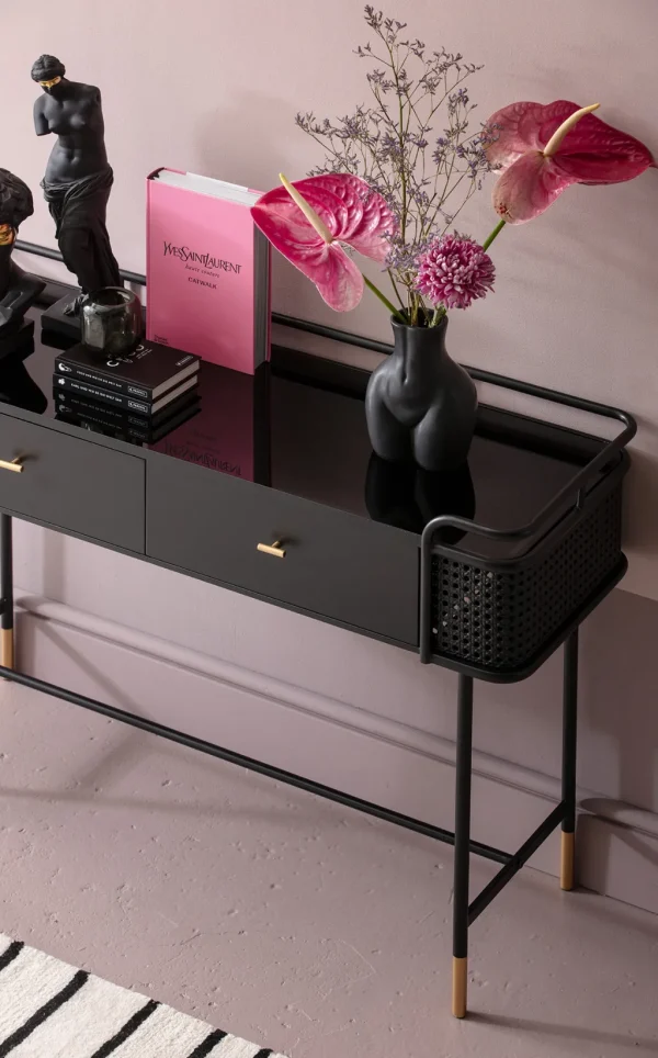 Maljakot | Olohuone>KARE Design Donna Maljakko Musta 22cm