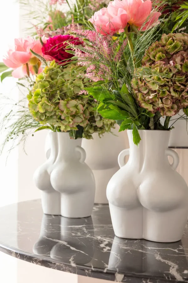 Maljakot>KARE Design Donna Maljakko Valkoinen 22cm