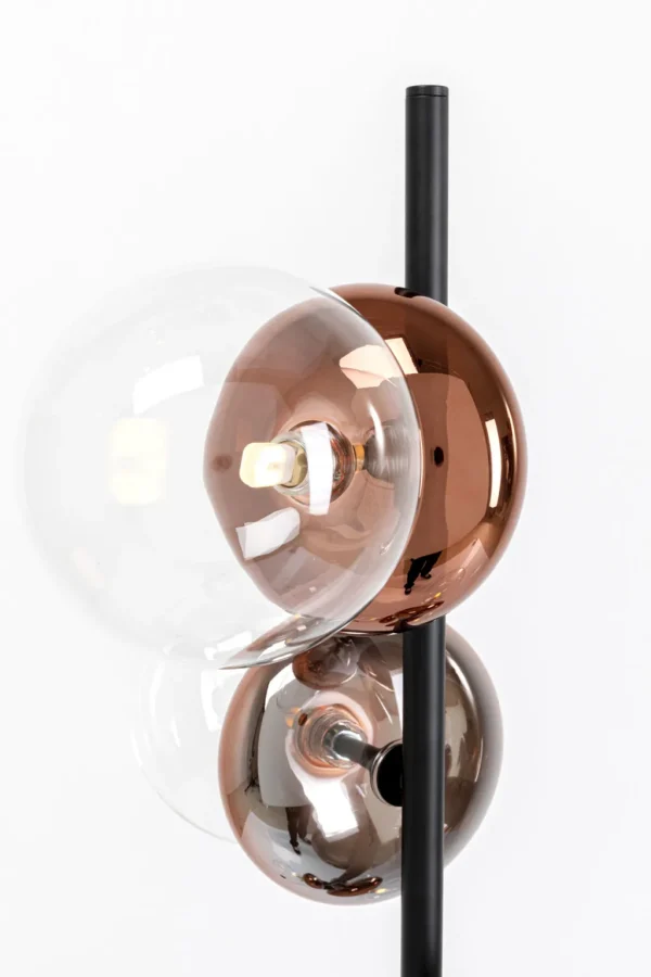 Lattiavalaisimet | Olohuone>KARE Design Double Bubble Lattiavalaisin Kupari 165cm