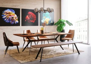 Pöydät>KARE Design Downtown Pöytä, Pähkinä 100x220cm