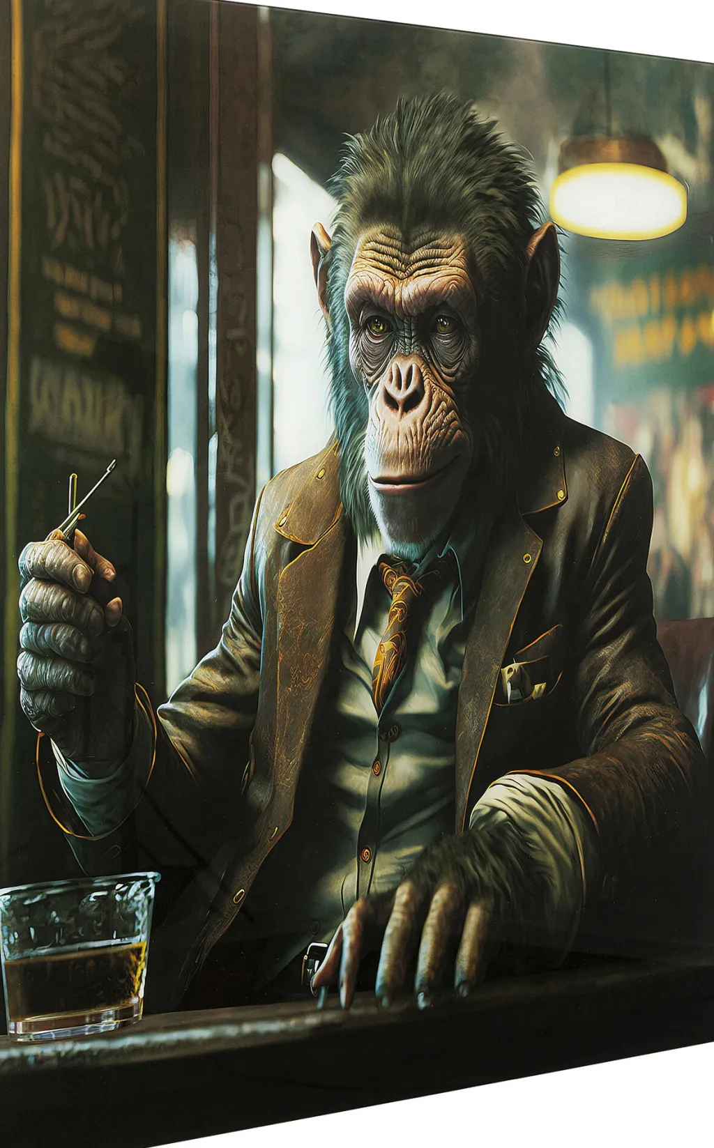 drinking_monkey_apina_lasitaulu_xcm_0.webp Taulut>KARE Design Drinking Monkey Apina Lasitaulu 100x100cm
