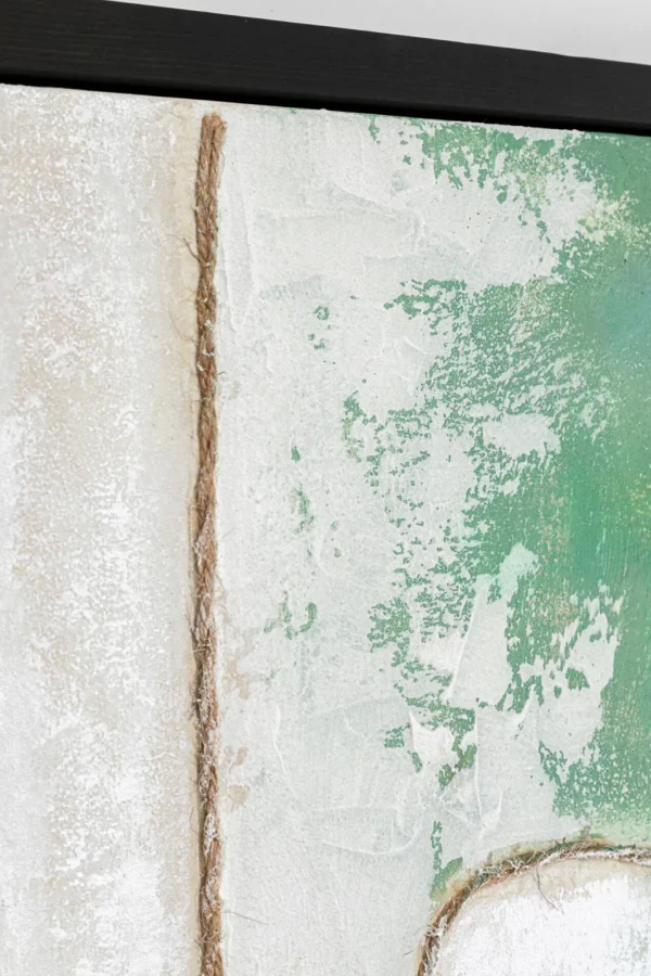 Taulut>KARE Design Dust Green Kehystetty Taulu 120x120cm