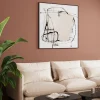 Taulut>KARE Design Dust Grey Kehystetty Taulu 100x100cm