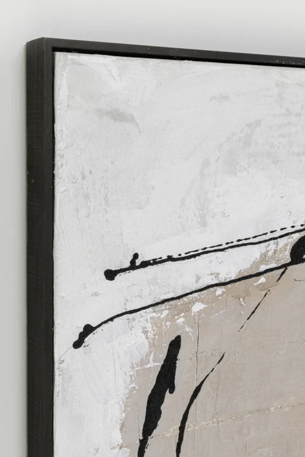 Taulut>KARE Design Dust Grey Kehystetty Taulu 100x100cm