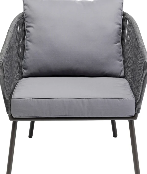 Olohuone | Nojatuolit>KARE Design Elba Nojatuoli, Harmaa, Ulkokaluste