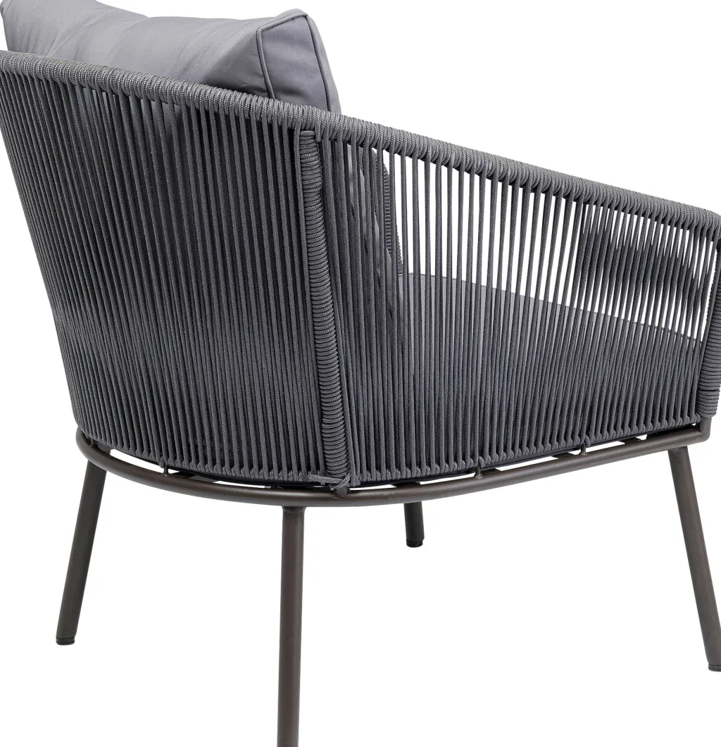 elba_nojatuoli_harmaa_ulkokaluste_2.webp Olohuone | Nojatuolit>KARE Design Elba Nojatuoli, Harmaa, Ulkokaluste