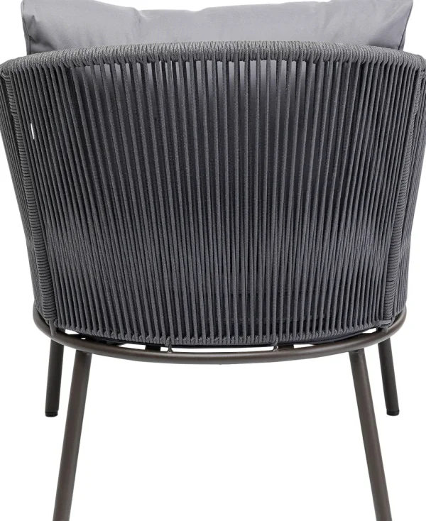 Olohuone | Nojatuolit>KARE Design Elba Nojatuoli, Harmaa, Ulkokaluste