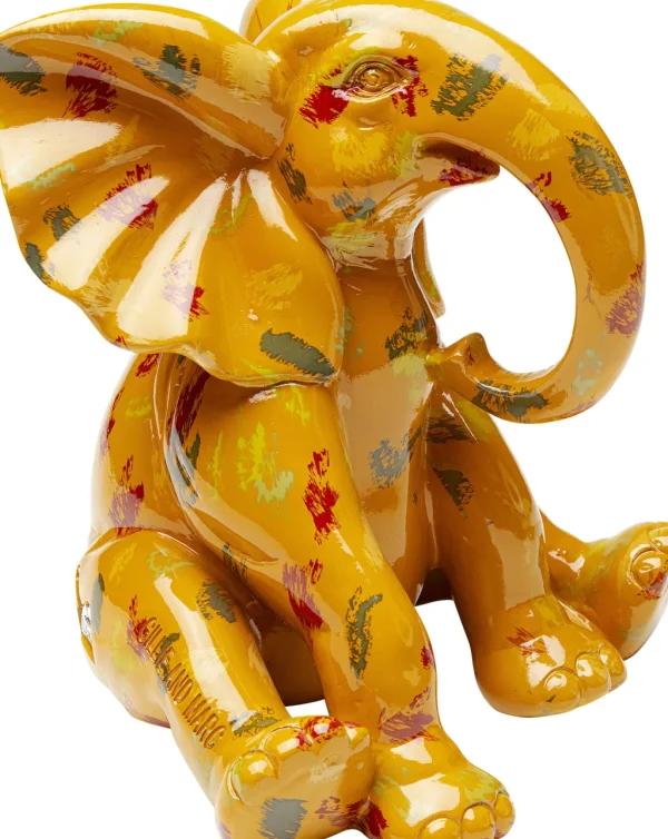 Koriste-Esineet>KARE Design Elephant Dots Elefantti Koriste-esine Keltainen 18cm
