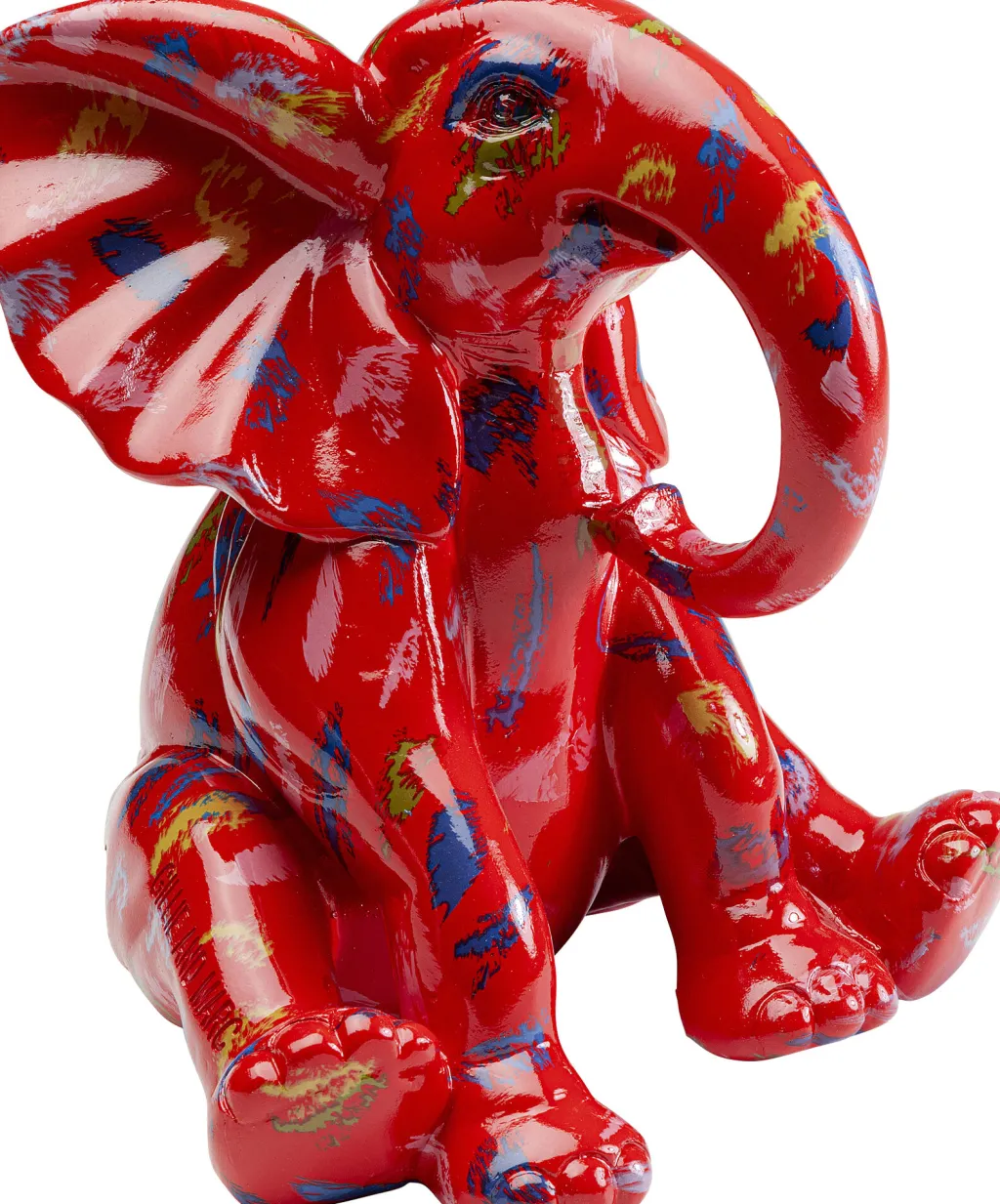 elephant_dots_elefantti_koristeesine_punainen_cm_0.webp Koriste-Esineet>KARE Design Elephant Dots Elefantti Koriste-esine Punainen 18cm