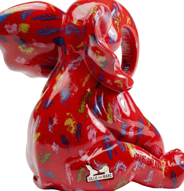 Koriste-Esineet>KARE Design Elephant Dots Elefantti Koriste-esine Punainen 18cm