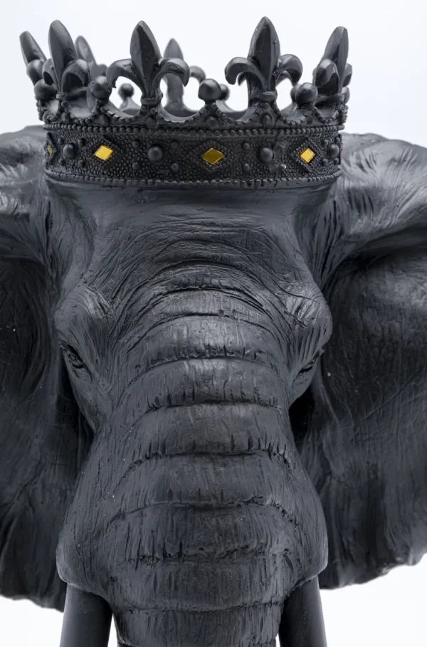Koriste-Esineet>KARE Design Elephant Royal Elefantti Koriste-esine Musta 57cm