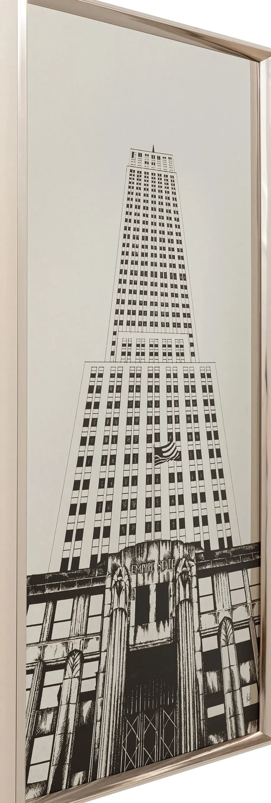empire_state_mirror_kehystetty_taulupeili_xcm_1.webp Taulut | Olohuone>KARE Design Empire State Mirror Kehystetty Taulu/peili 77x130cm