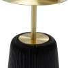 Sohvapöydät>KARE Design Endless Vegas Sivupöytä, Kulta, Musta Ø40cm