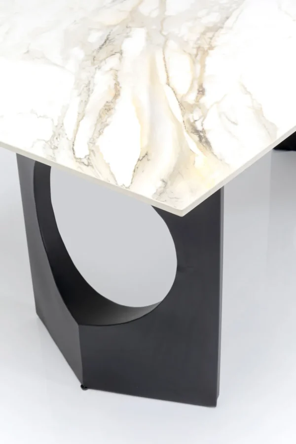 Pöydät>KARE Design Eternity Oho Pöytä, Musta, Keraaminen Pöytälevy 180x90cm