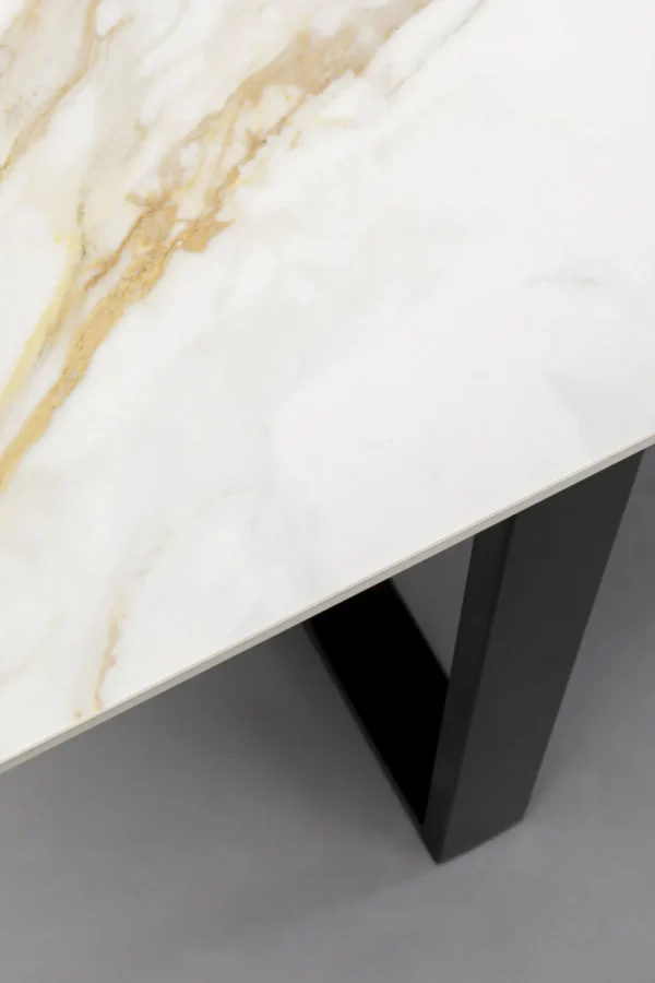 Pöydät>KARE Design Eternity Pöytä U-jalalla, Musta 160x80cm