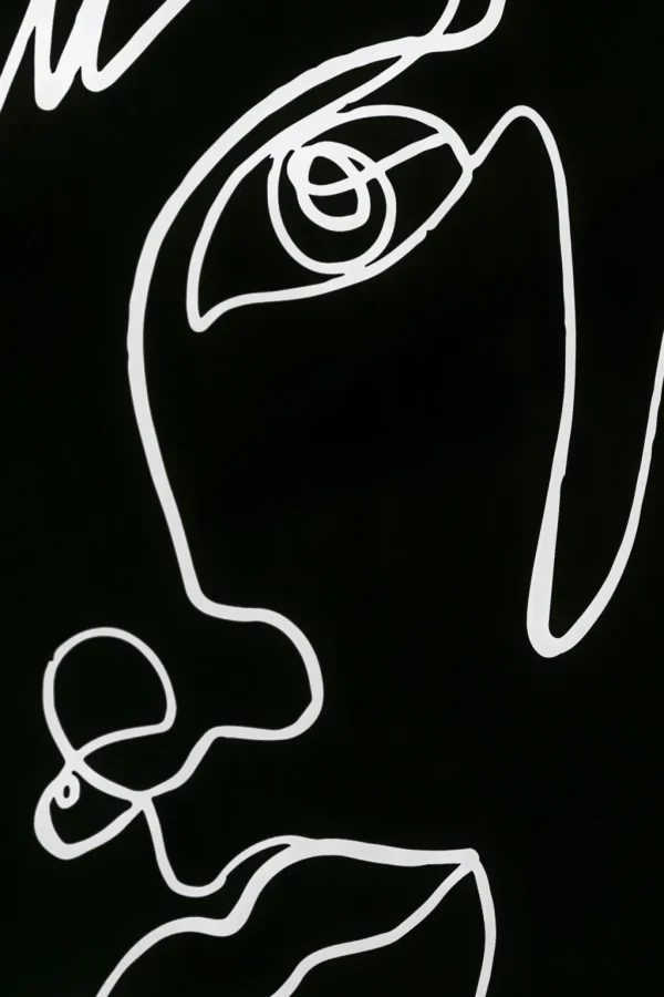 Taulut>KARE Design Faccia Arte Drawing Kasot Kehystetty Taulu Musta 150x100cm