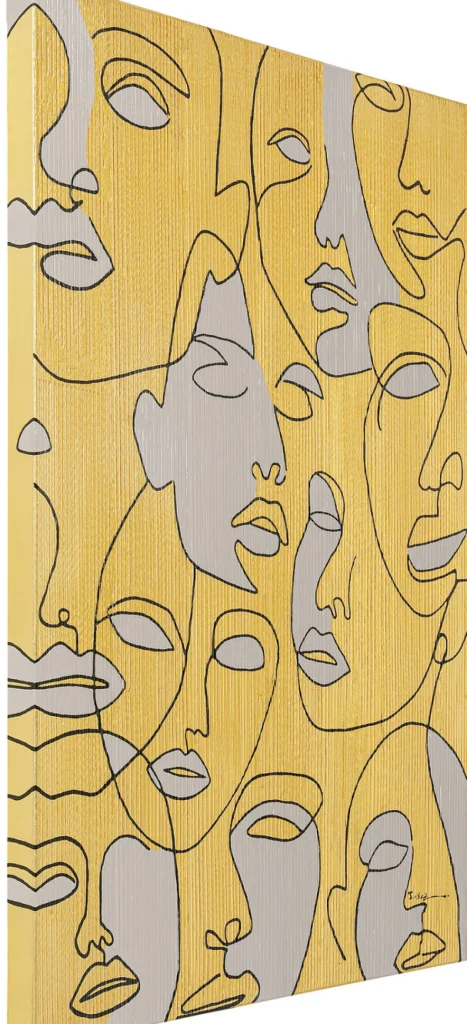 Taulut | Olohuone>KARE Design Faces Canvastaulu 70x100cm