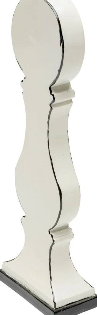 Kellot>KARE Design Favola Pöytäkello Valkoinen 9x26cm