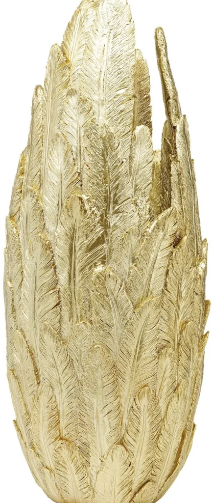 Maljakot>KARE Design Feathers Gold Maljakko 80cm