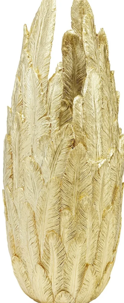 Maljakot>KARE Design Feathers Gold Maljakko 80cm