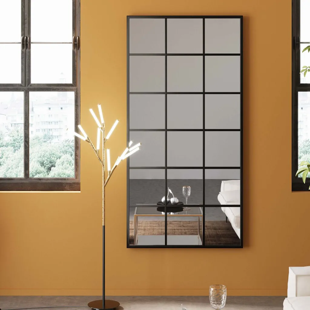 finestra_seinpeili_metallia_musta_xcm_0-1.webp Peilit>KARE Design Finestra Seinäpeili, Metallia, Musta 90x180cm