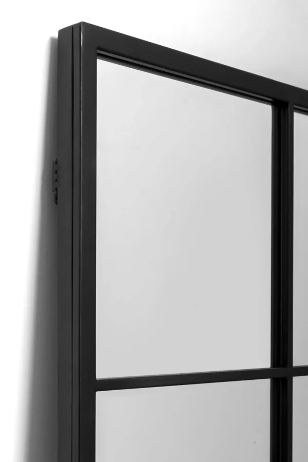 Peilit>KARE Design Finestra Seinäpeili, Metallia, Musta 90x180cm