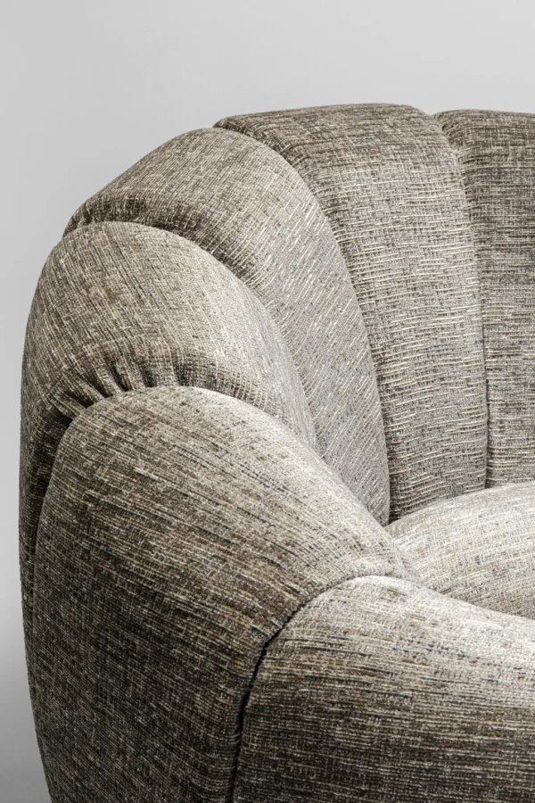 Nojatuolit>KARE Design Fiori Kääntyvä Nojatuoli Harmaa