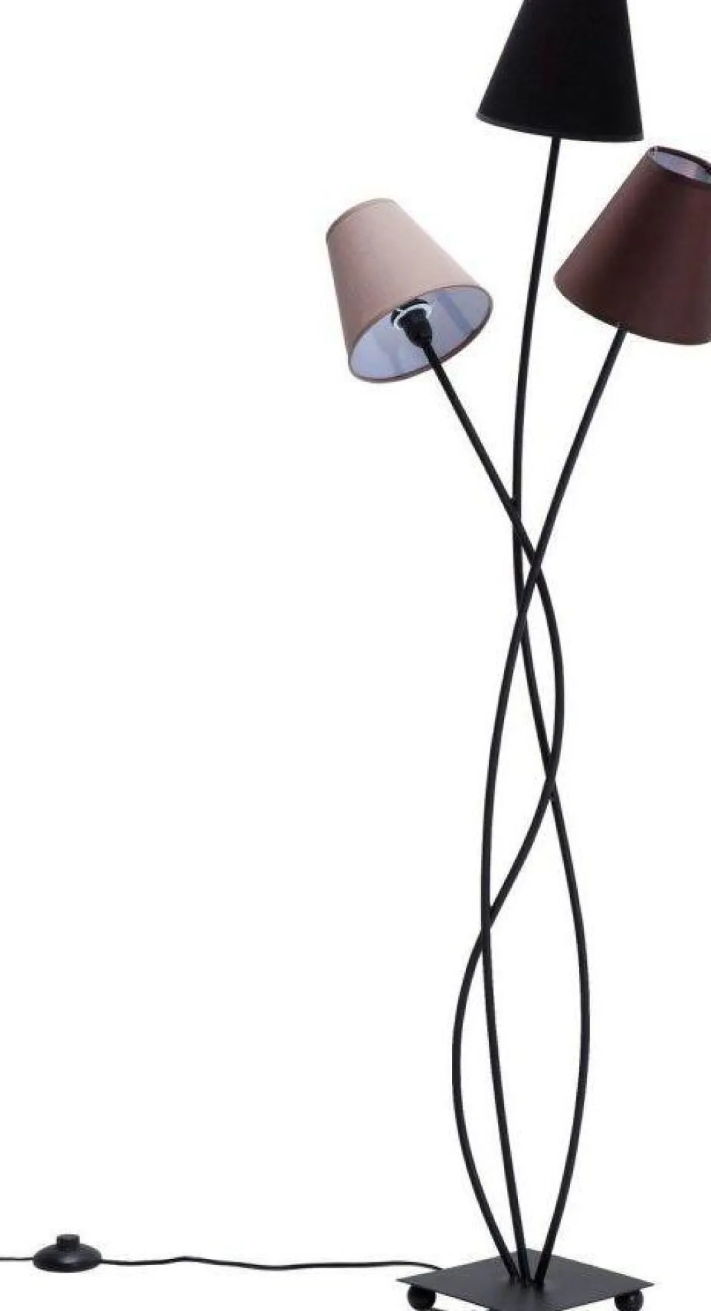 flexible_mocca_tre_lattiavalaisin_1.webp Lattiavalaisimet | Olohuone>KARE Design Flexible Mocca Tre Lattiavalaisin