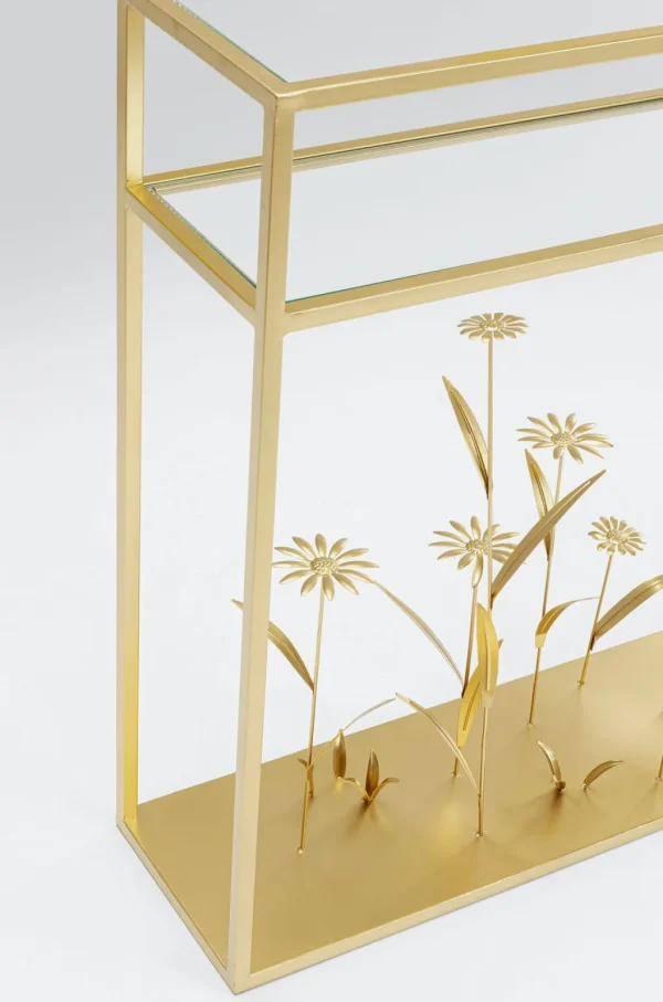 Konsolipöydät Ja Sivupöydät>KARE Design Flower Meadow Konsolipöytä, Kulta 100cm