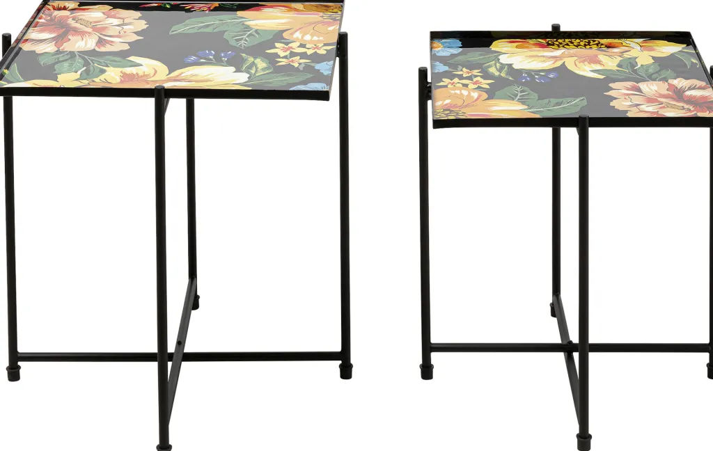 flowers_garden_square_sivupyt_setti_1.webp Sohvapöydät>KARE Design Flowers Garden Square Sivupöytä (2/Setti)
