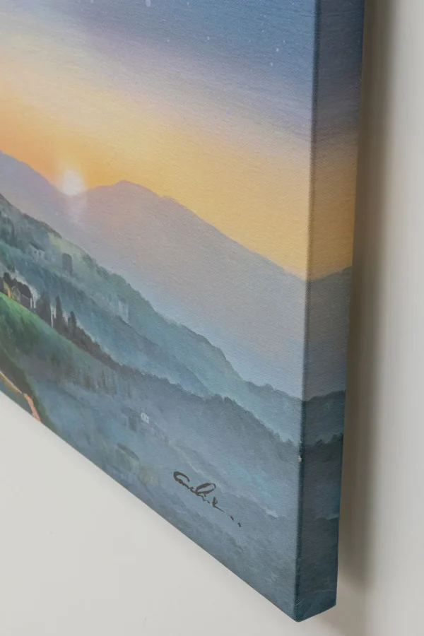 Taulut | Olohuone>KARE Design Flying Elephant At Night, Elefantti Canvas Taulu, 120x160cm