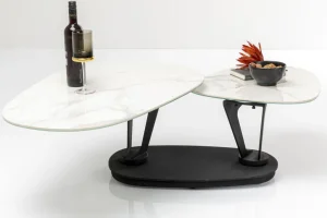 Sohvapöydät>KARE Design Franklin Sohvapöytä, Valkoinen 150x58cm