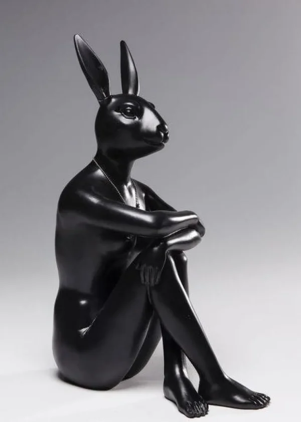 Koriste-Esineet>KARE Design Gangster Rabbit Koriste-esine, Musta