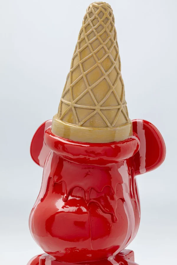 Koriste-Esineet>KARE Design Gelato Bear Jäätelö Karhu Koriste-esine, Punainen 40cm